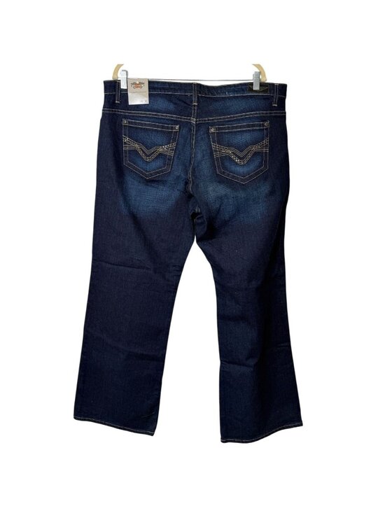 Harley-Davidson Denim - Harley-Davidson Womens Size 20W Jeans Mid-Rise Bootcut Dark Wash New With Tags